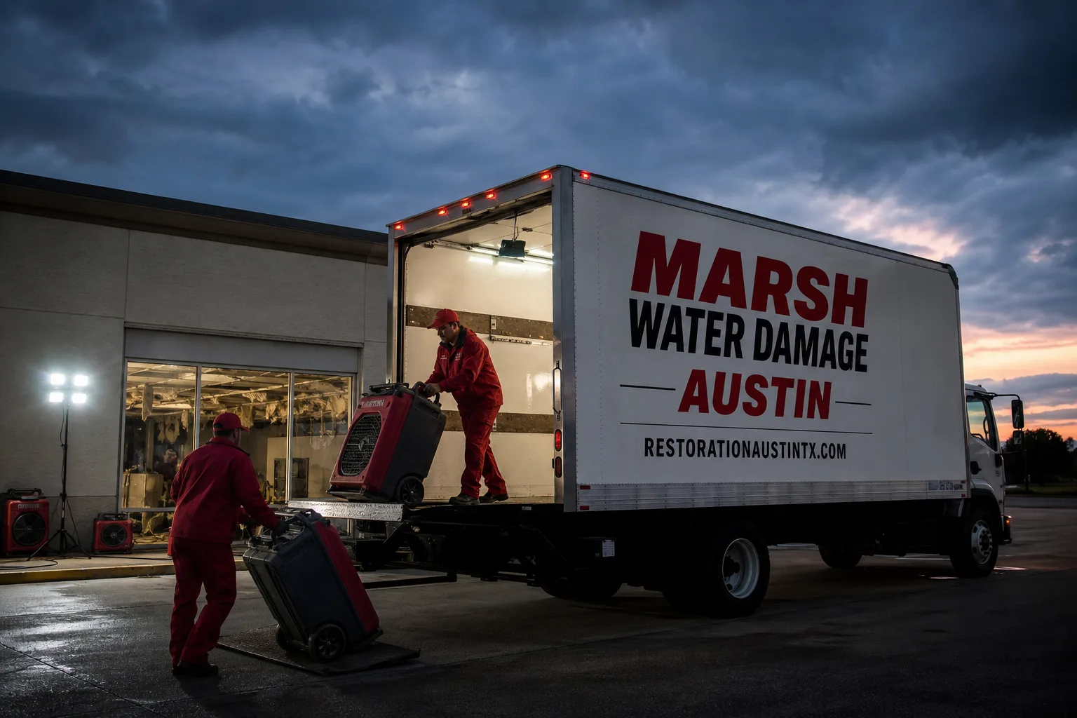 Marsh Water Damage Austin damage restoration team